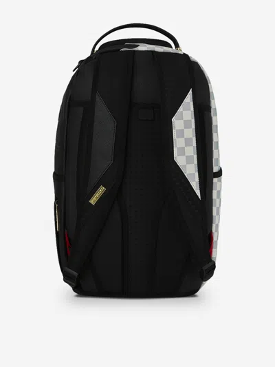 Sprayground Kids Cream Check Side Drip Backpack In Multi