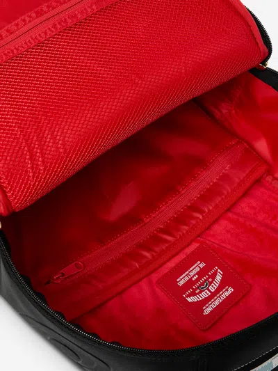 Sprayground Kids Cream Check Side Drip Backpack In Multi