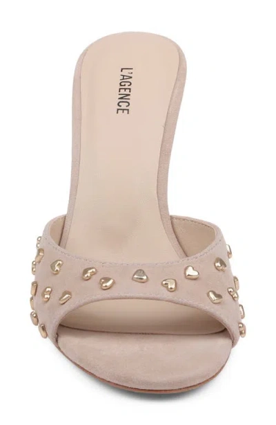L'agence Avery Iv Studded Mule In Multi