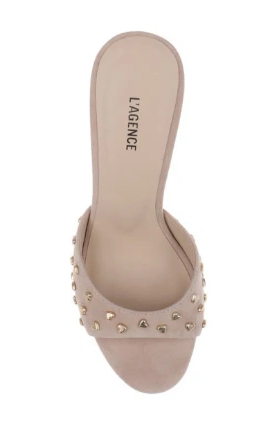 L'agence Avery Iv Studded Mule In Multi