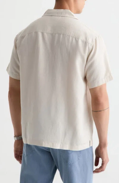 Ag Marco Solid Camp Shirt In White