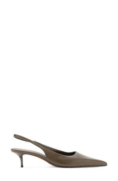 Mango Mica Pointed Toe Slingback Pump In Multi