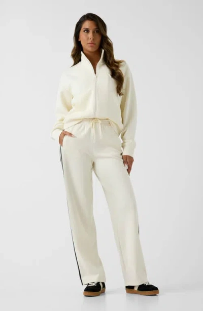 Guess Olympe Front Zip Jacket In White