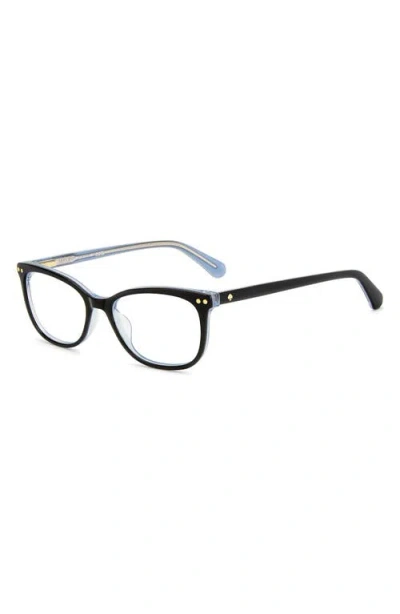 Kate Spade New York Adria 52mm Rectangular Optical Glasses In Multi