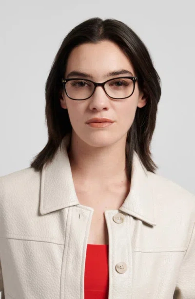 Kate Spade New York Adria 52mm Rectangular Optical Glasses In Multi