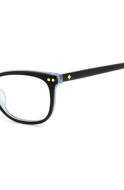 Kate Spade New York Adria 52mm Rectangular Optical Glasses In Multi
