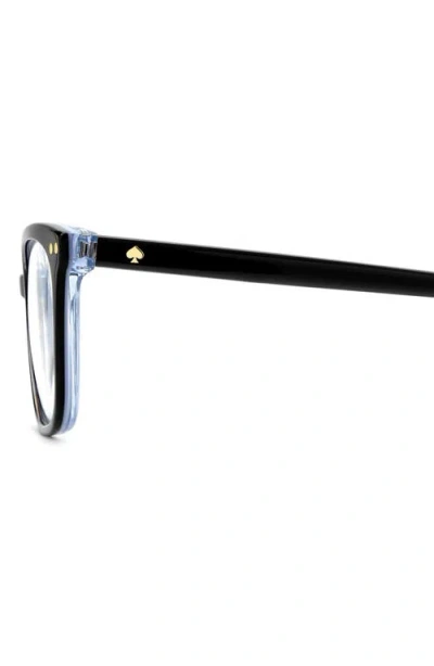 Kate Spade New York Adria 52mm Rectangular Optical Glasses In Multi