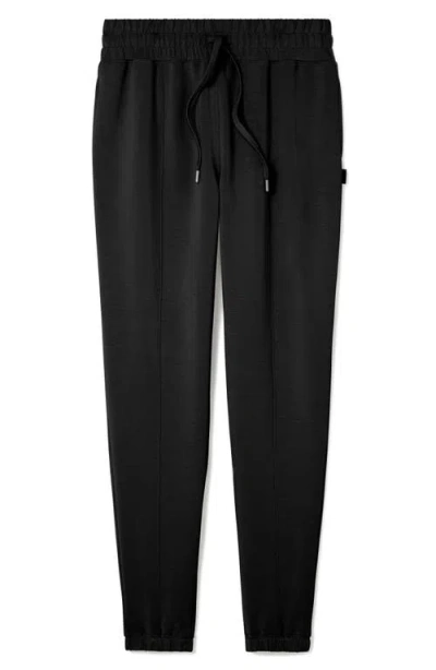 Tommy John Luxe Traveler High Waist Joggers In Black