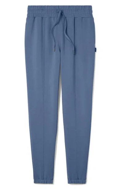 Tommy John Luxe Traveler High Waist Joggers In Blue