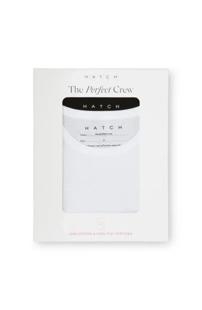 Hatch Collection The Basic Crew Tee 2-pack In White