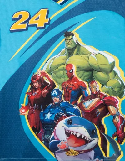 Marvel Athletic Short Sleeve Tee In Blue