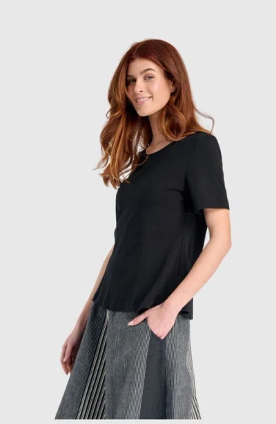 Alembika Essential Shaped Tee In Black