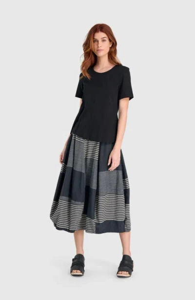 Alembika Essential Shaped Tee In Black