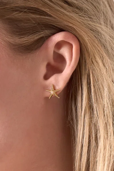 Electric Picks Current Studs In Gold