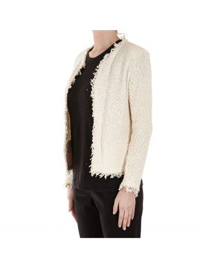 Shop Iro Shavani Jacket In Ecru