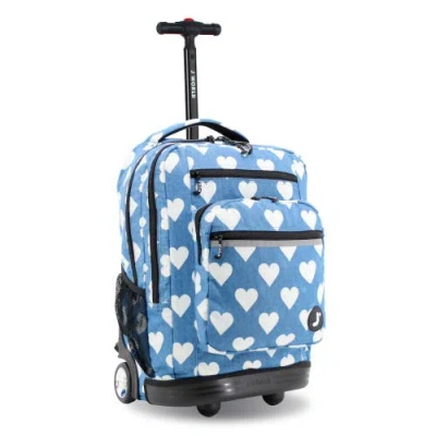 J World Sun Dance Laptop 20" Rolling Backpack In Multi