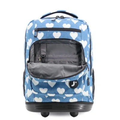 J World Sun Dance Laptop 20" Rolling Backpack In Multi