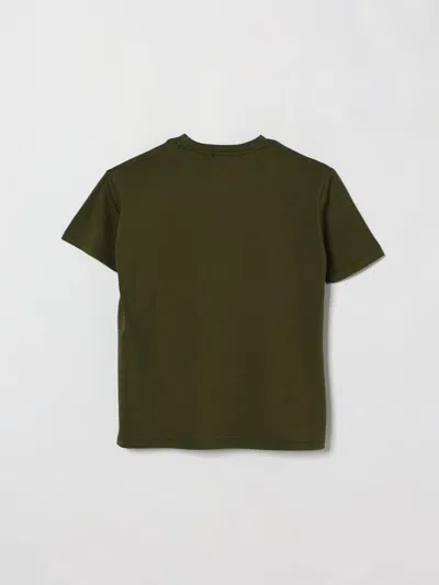Dondup Kids Basic Cotton T-shirt In Green