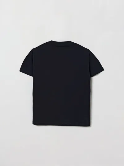 Dondup Kids Basic Cotton T-shirt In Black
