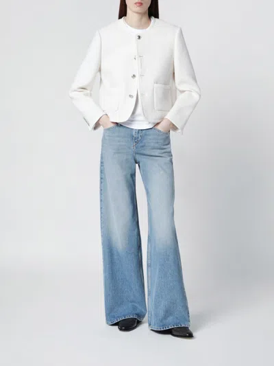 Dunst Button Jacket In White
