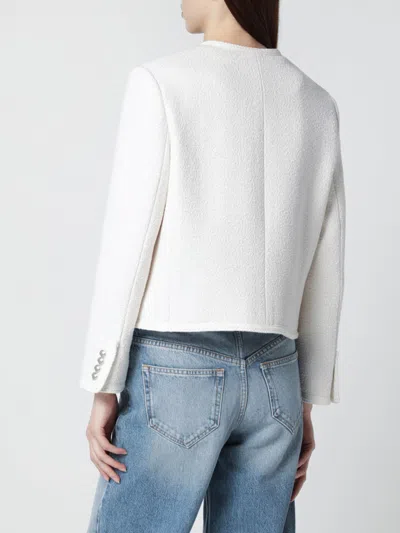 Dunst Button Jacket In White