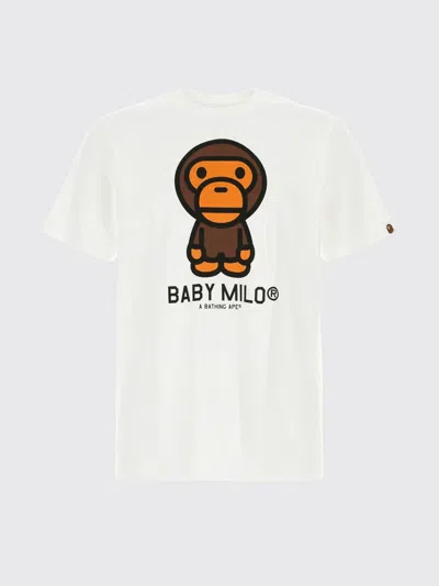 Bape T-shirt Men In White