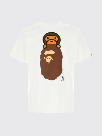 Bape T-shirt Men In White