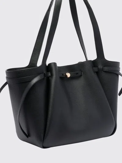 Tory Burch Saint Laurent Cassandre Leather Bucket Bag In Black