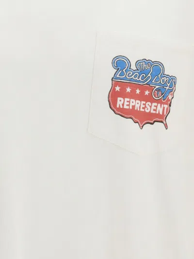 Represent T-shirt Men In White