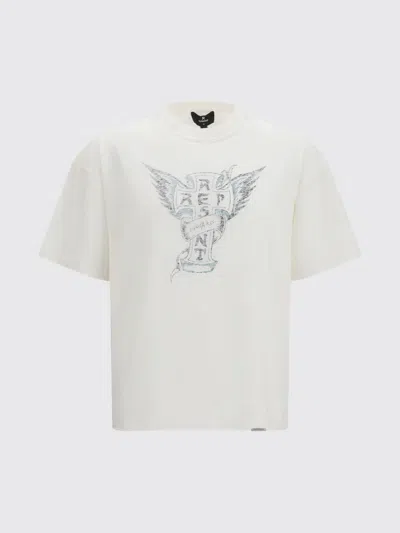 Represent T-shirt Men In White