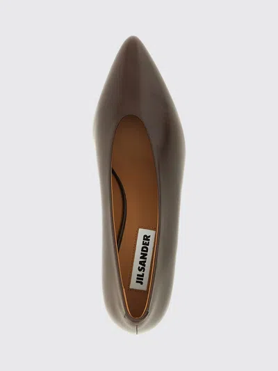 Jil Sander Calfskin Mid-heel Pump In Multi
