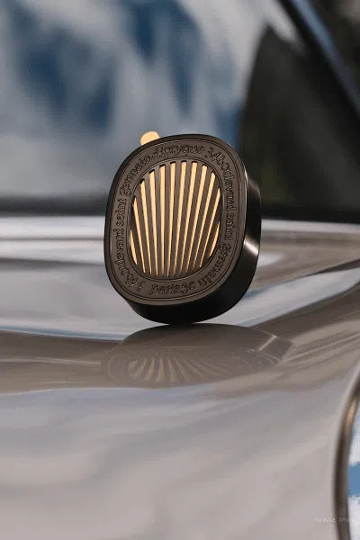 Diptyque Car Diffuser With 34 Blvd. Insert In Black