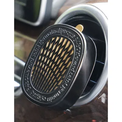 Diptyque Car Diffuser With 34 Blvd. Insert In Black
