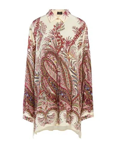 Etro Long Sleeved Pattern-printed Shirt In Multi