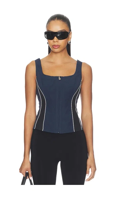 Simkhai Aya Bustier Top Midnight Multi In Multi