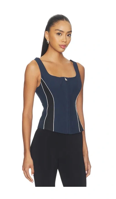 Simkhai Aya Bustier Top Midnight Multi In Multi