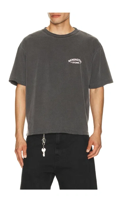 Remington Stone Eagle Tee In Black