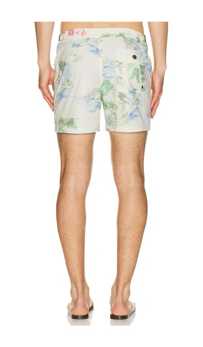 Marine Layer Tailored 5 Swim Trunks In Multi