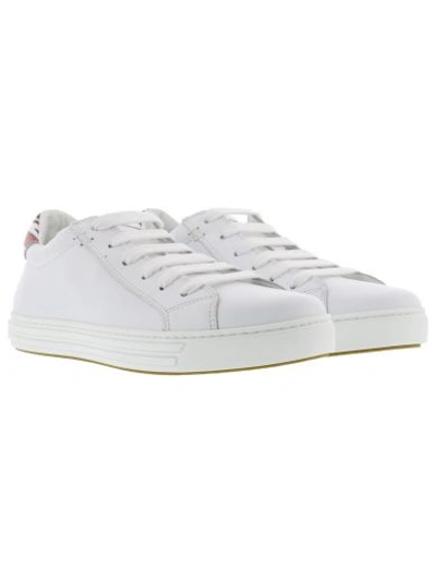 Shop Dsquared2 Tennis Club Sneakers In Bianco Multicolor