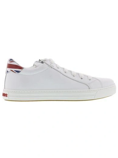 Shop Dsquared2 Tennis Club Sneakers In Bianco Multicolor