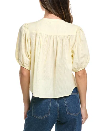 Splendid Madison Blouse In White