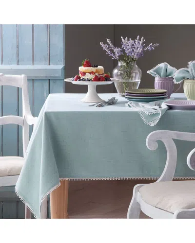 Lenox French Perle Solid Tablecloth In Green