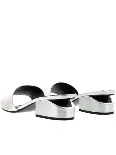 Shop Alexander Wang Lou Sandals In Silver