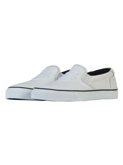 Shop Kenzo Slip-on Sneakers In White