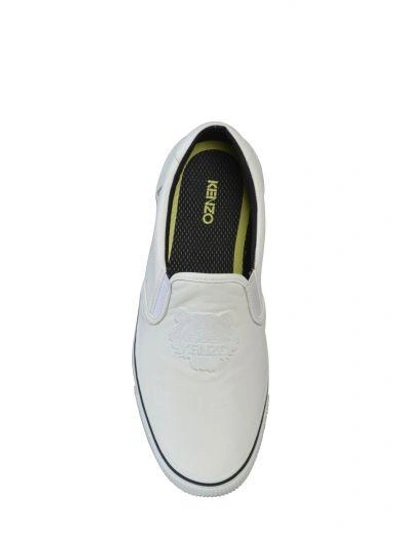 Shop Kenzo Slip-on Sneakers In White