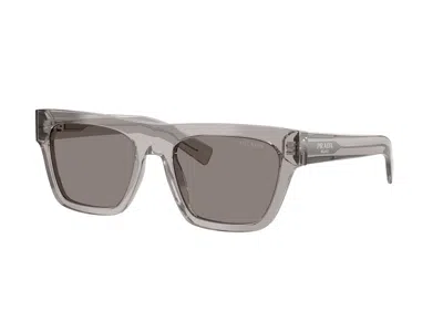 Prada Eyewear Square Frame Sunglasses In Gray