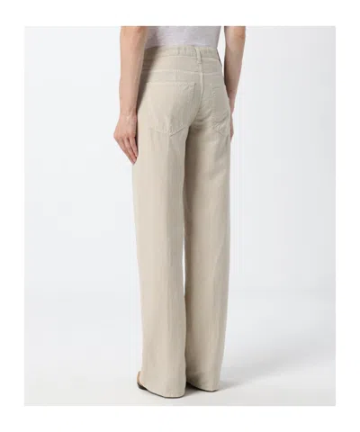Dondup Five-pocket Belt-loop Jeans In Neutral