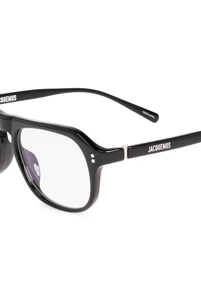 Jacquemus Full Frame Plain Mirror In Black