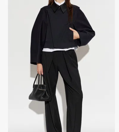 Givenchy Collared Long-sleeved Casual Jacket In Black