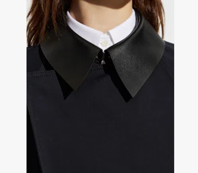 Givenchy Collared Long-sleeved Casual Jacket In Black